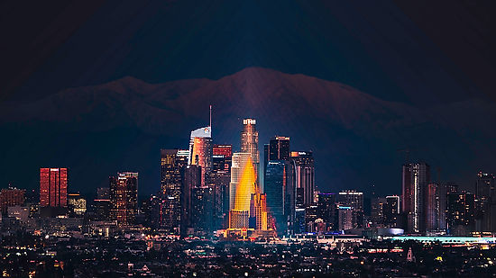 Los Angeles and Mt Baldy